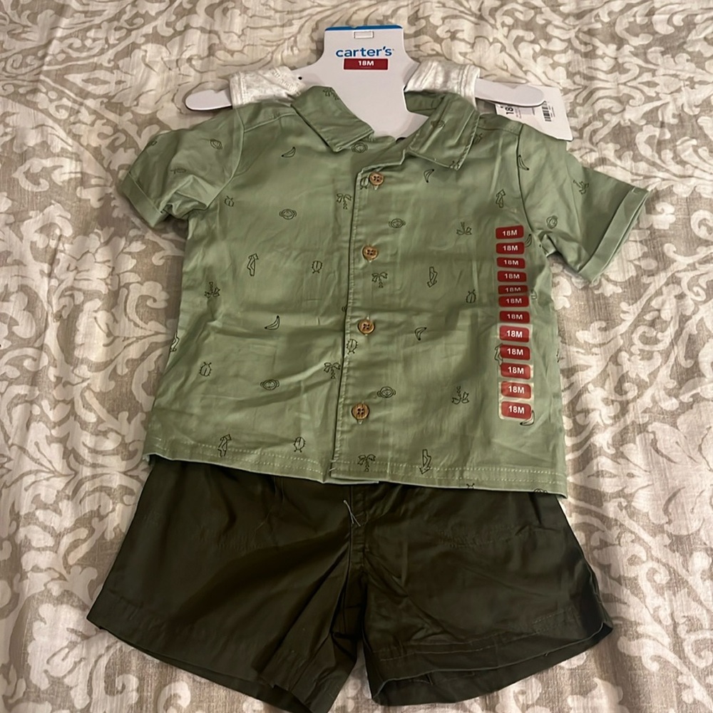 NWT Boy’s Carter’s 3pc Matching set